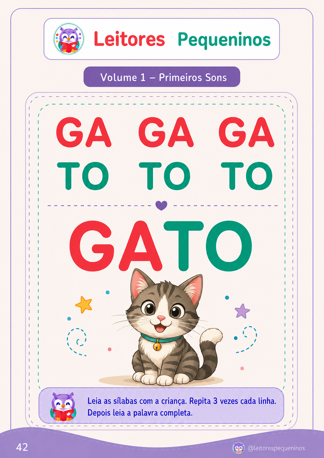 Página oficial da atividade GATO
